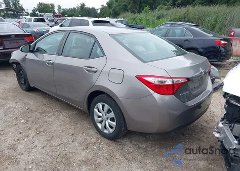 2016 Toyota Corolla Le из США, поврежденный, VIN 2T1BURHEXGC704546